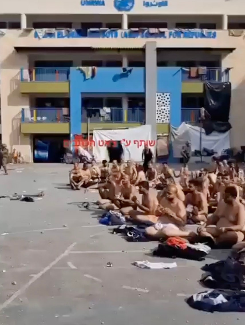 İsrail hərbçiləri kişiləri soyundurub, videoya çəkdilər